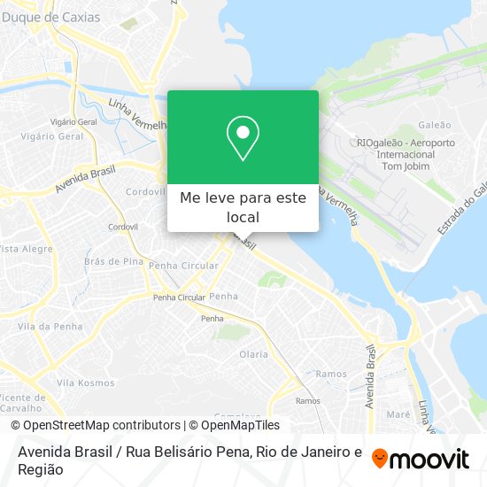 Avenida Brasil / Rua Belisário Pena mapa