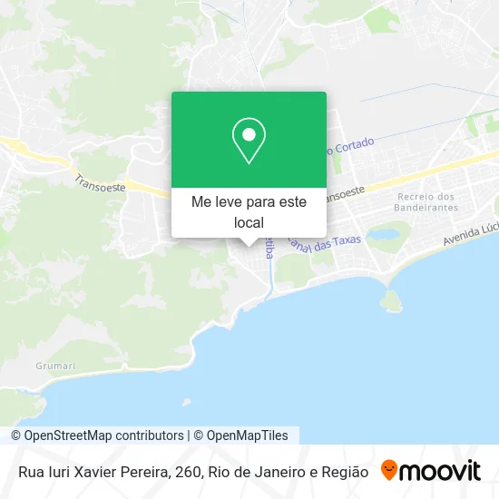 Rua Iuri Xavier Pereira, 260 mapa