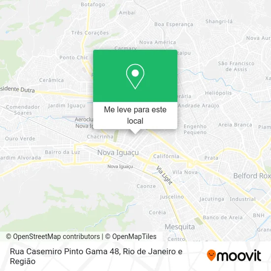 Rua Casemiro Pinto Gama 48 mapa