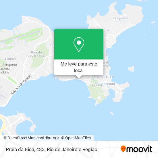 Praia da Bica, 483 mapa