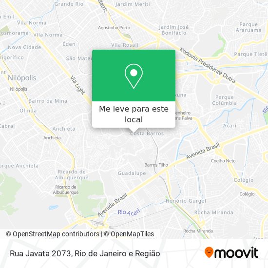 Rua Javata 2073 mapa