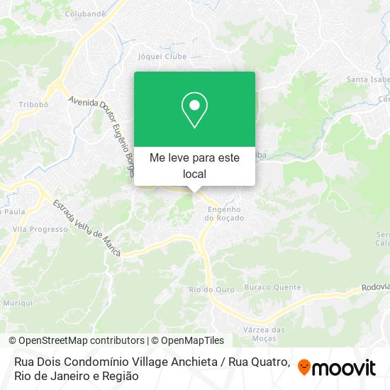 Rua Dois Condomínio Village Anchieta / Rua Quatro mapa