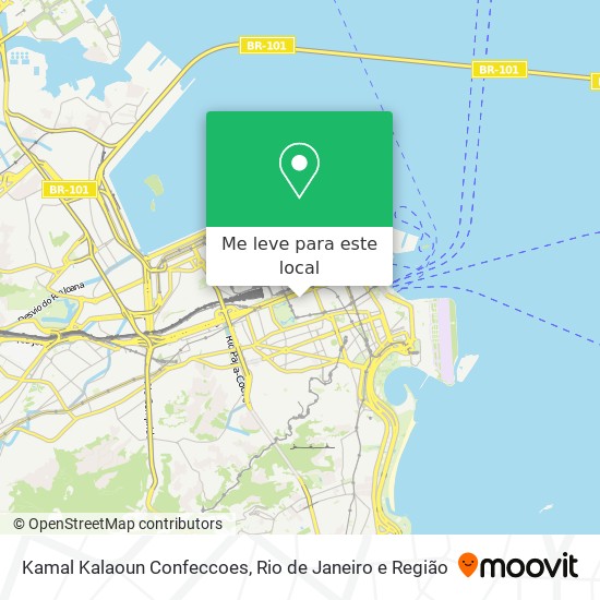 Kamal Kalaoun Confeccoes mapa