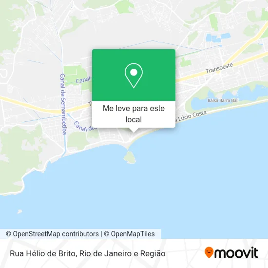 Rua Hélio de Brito mapa
