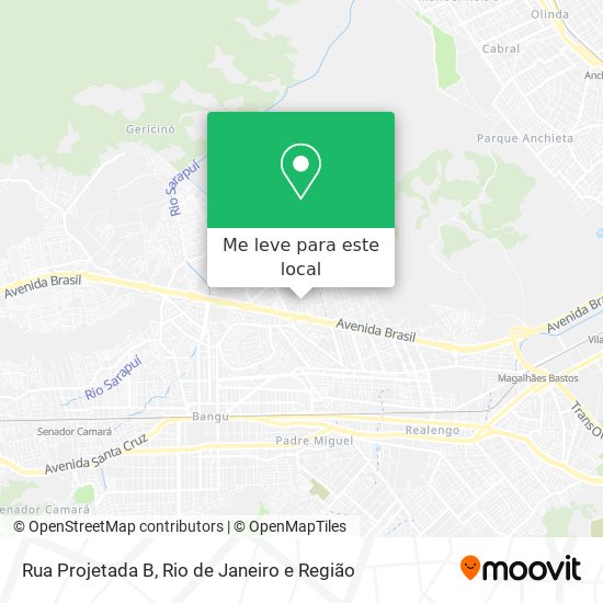 Rua Projetada B mapa