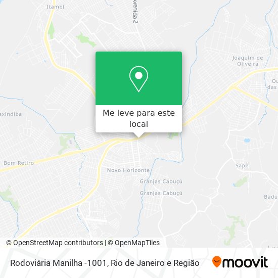 Rodoviária Manilha -1001 mapa