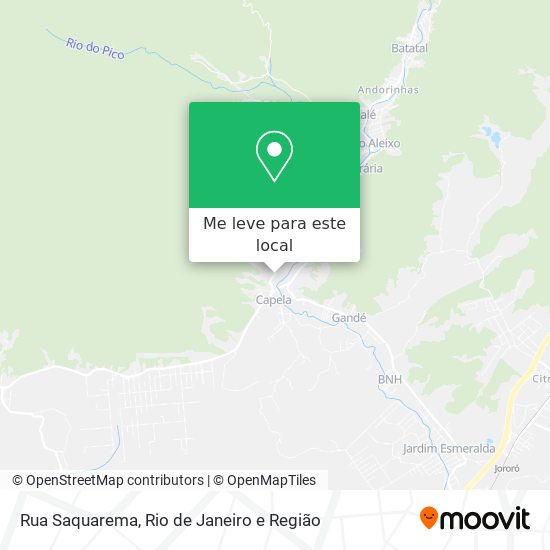 Rua Saquarema mapa