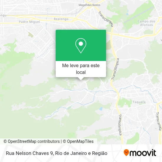 Rua Nelson Chaves 9 mapa