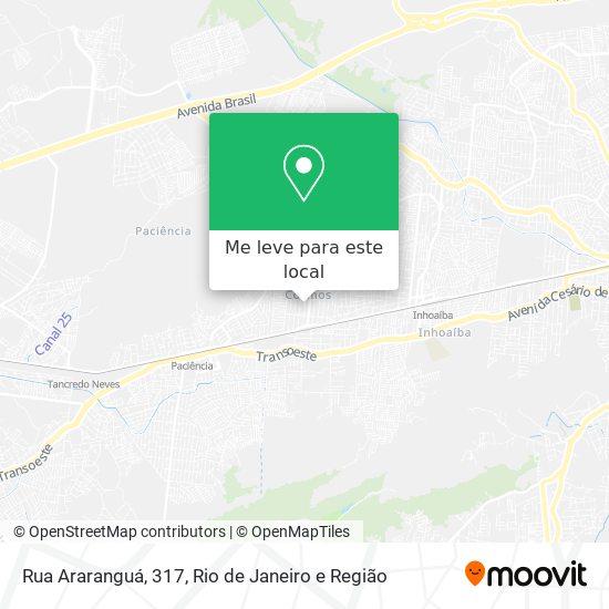 Rua Araranguá, 317 mapa