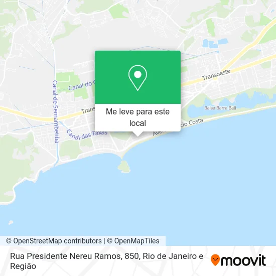 Rua Presidente Nereu Ramos, 850 mapa