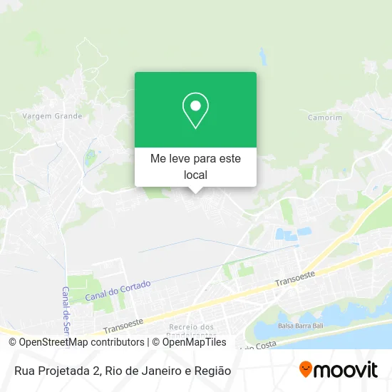 Rua Projetada 2 mapa