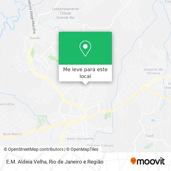 E.M. Aldeia Velha mapa