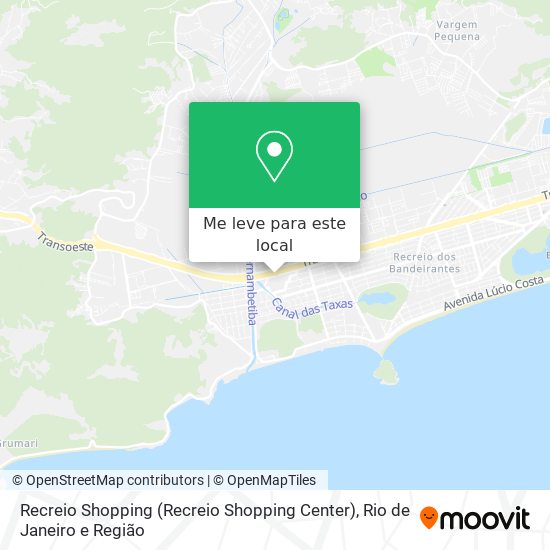 Recreio Shopping (Recreio Shopping Center) mapa