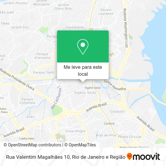 Rua Valentim Magalhães 10 mapa