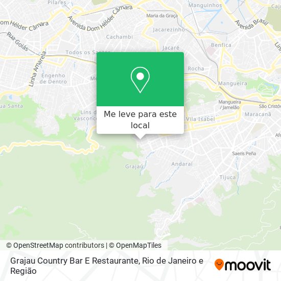 Grajau Country Bar E Restaurante mapa