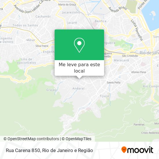 Rua Carena 850 mapa