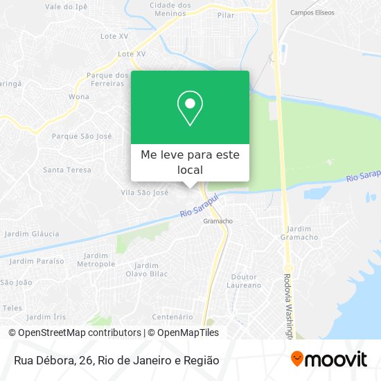Rua Débora, 26 mapa