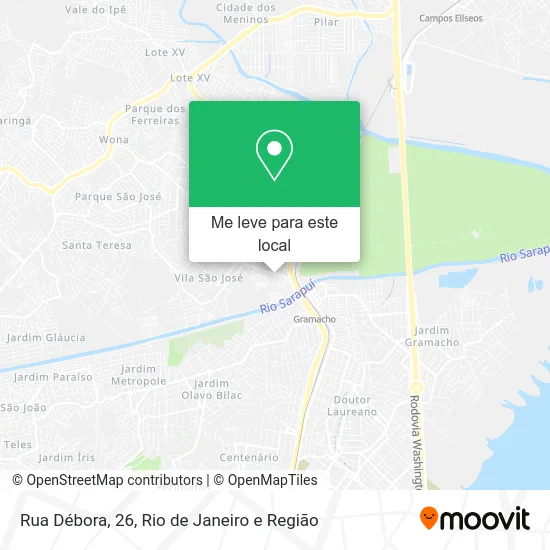 Rua Débora, 26 mapa