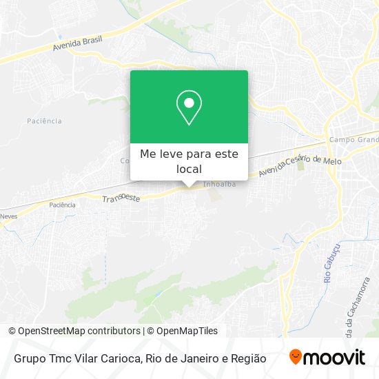 Grupo Tmc Vilar Carioca mapa