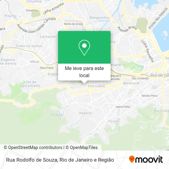 Rua Rodolfo de Souza mapa
