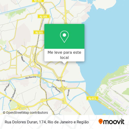 Rua Dolores Duran, 174 mapa