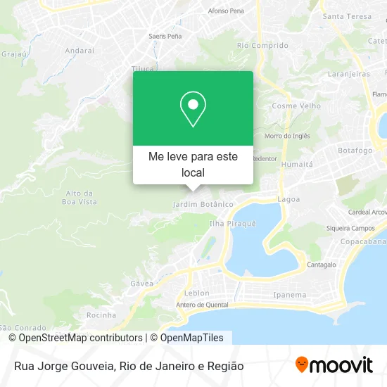 Rua Jorge Gouveia mapa