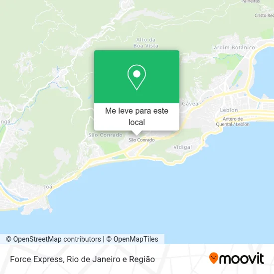 Force Express mapa