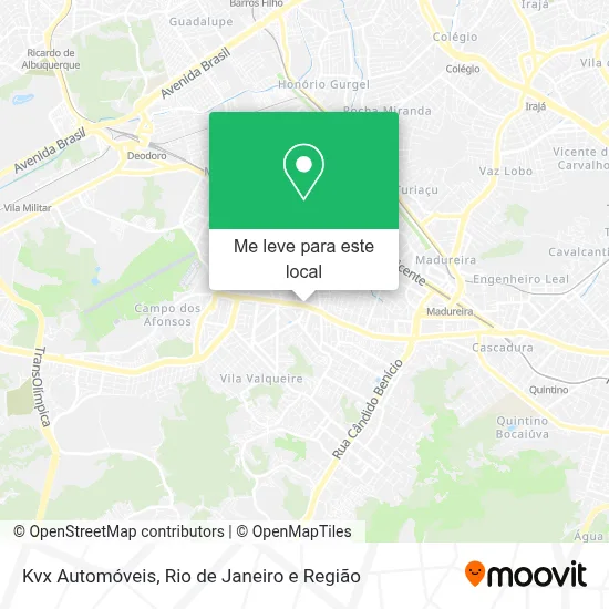 Kvx Automóveis mapa