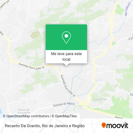 Recanto Da Granito mapa