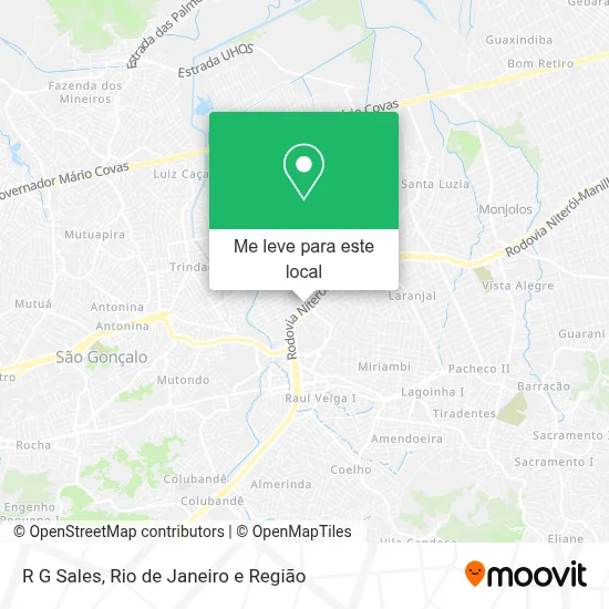 R G Sales mapa