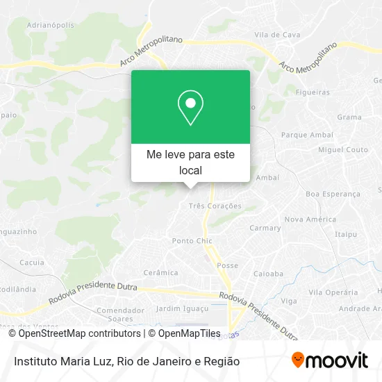 Instituto Maria Luz mapa