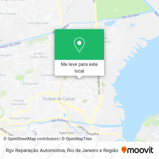 Rgv Reparação Automotiva mapa