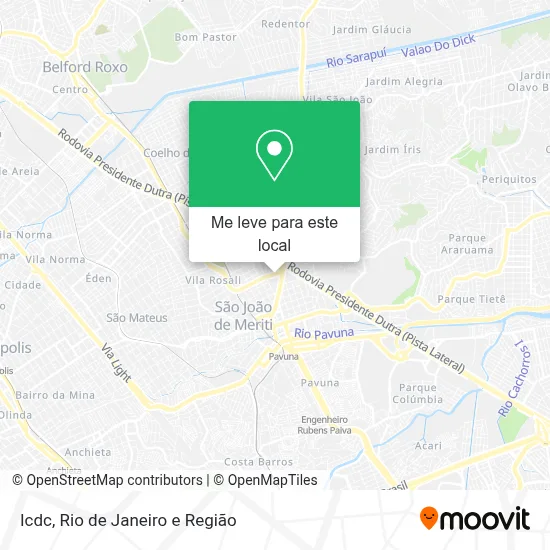 Icdc mapa