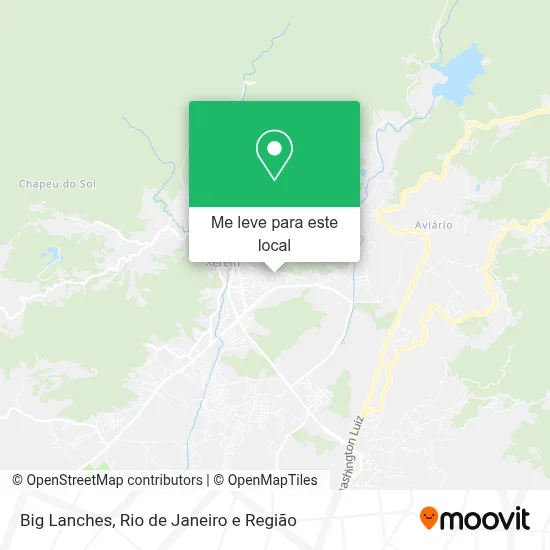 Big Lanches mapa