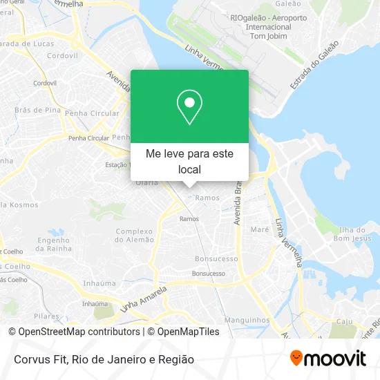 Corvus Fit mapa