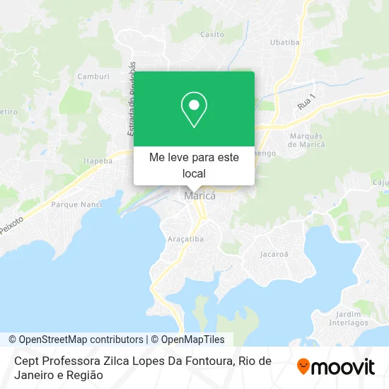 Cept Professora Zilca Lopes Da Fontoura mapa
