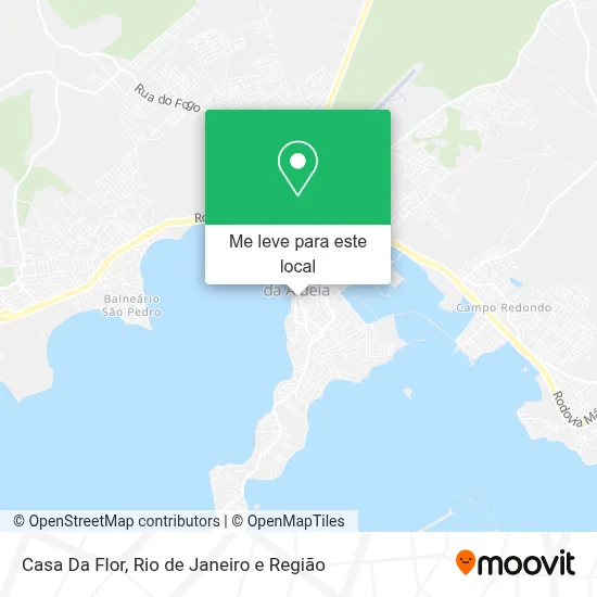 Casa Da Flor mapa