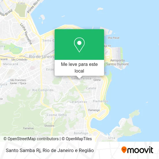 Santo Samba Rj mapa