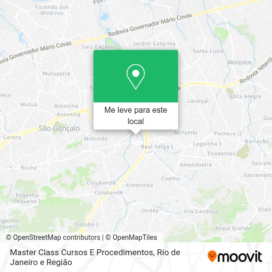 Master Class Cursos E Procedimentos mapa