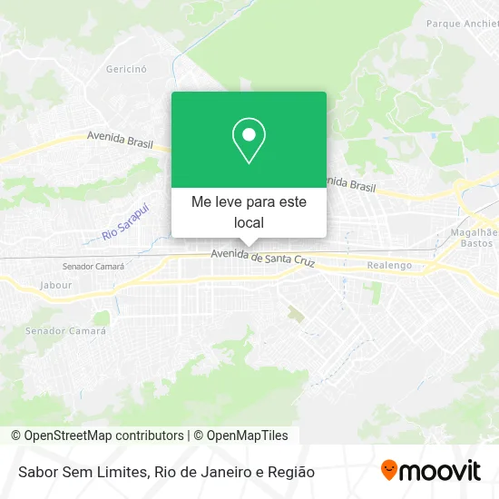 Sabor Sem Limites mapa