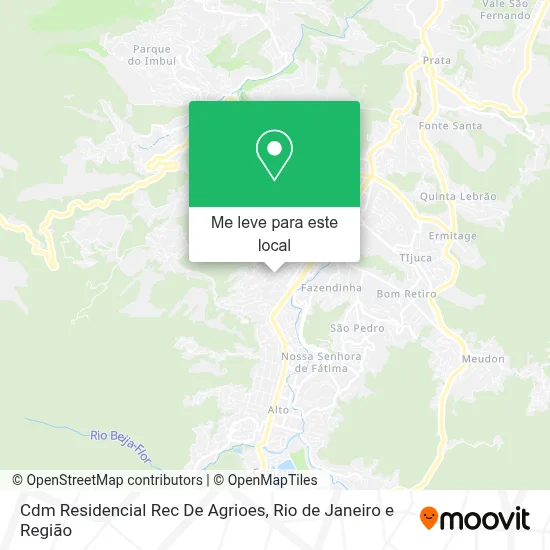 Cdm Residencial Rec De Agrioes mapa
