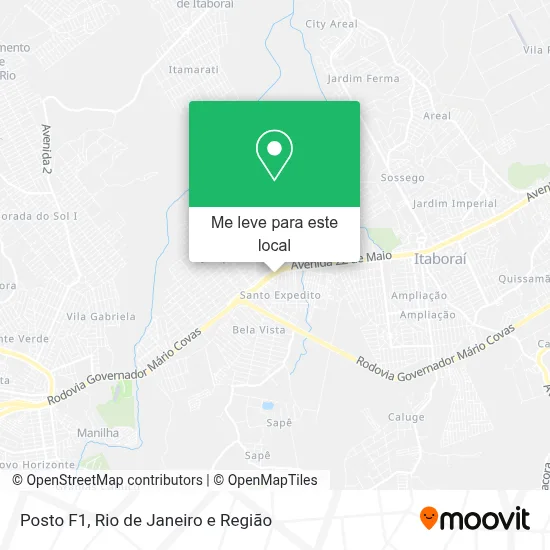 Posto F1 mapa