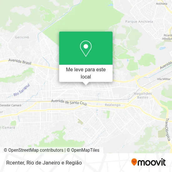 Rcenter mapa