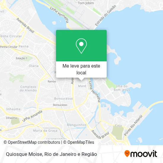 Quiosque Moise mapa