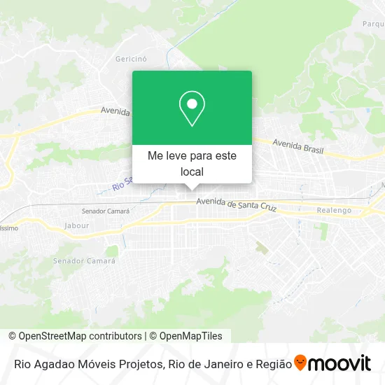 Rio Agadao Móveis Projetos mapa