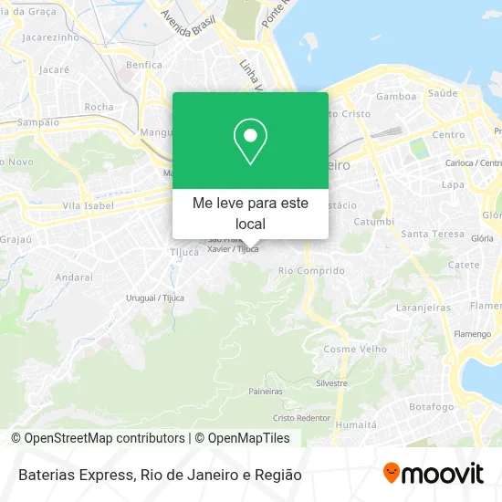 Baterias Express mapa