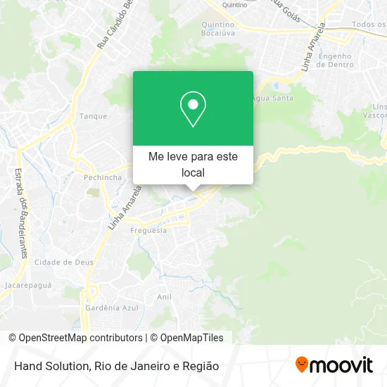 Hand Solution mapa