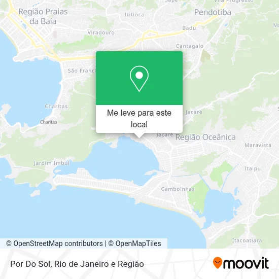 Por Do Sol mapa