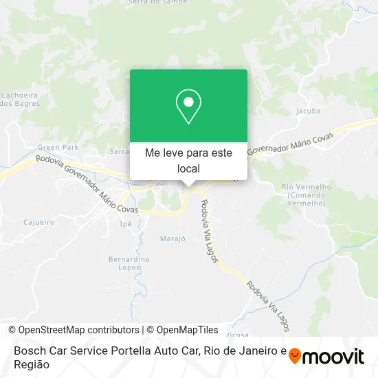 Bosch Car Service Portella Auto Car mapa