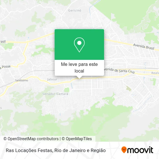 Ras Locações Festas mapa